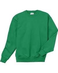 women's kelly green crewneck sweatshirt.